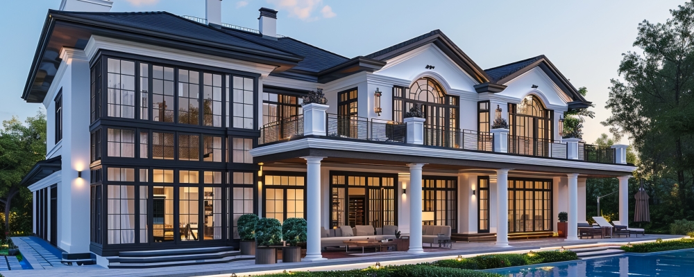 3d-rendering-modern-two-story-house-with-gray-wood-accents-large-windows-parking-space-t